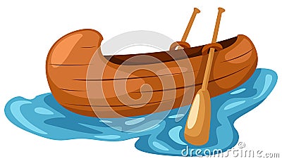 Canoe Vector Illustration