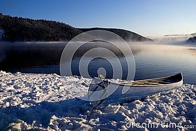 Canoe Stock Photo