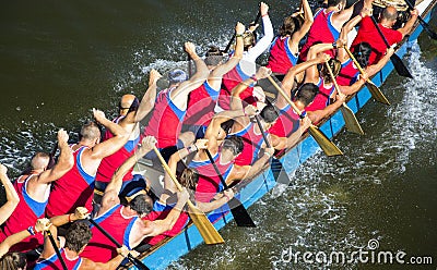 Canoe race Editorial Stock Photo