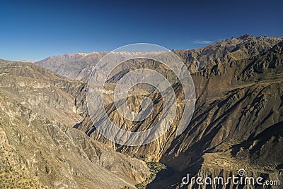 Canon del Colca Stock Photo