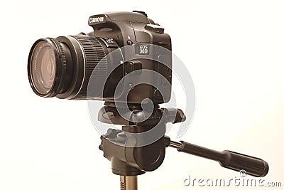 Canon EOS 30D camera Editorial Stock Photo