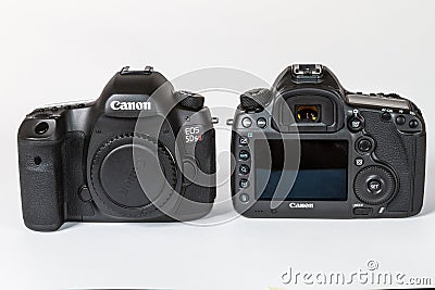 CANON EOS 5DSR and 5Ds DSLR 50 megapixels Editorial Stock Photo