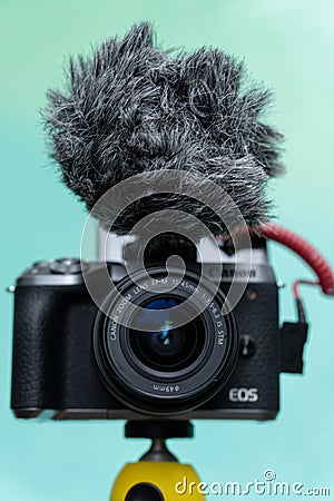 The Canon EOS M6 Mark II Editorial Stock Photo