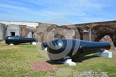 Canon Fort Sumter Editorial Stock Photo