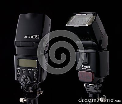 Canon Speedlight 430 EX Editorial Stock Photo