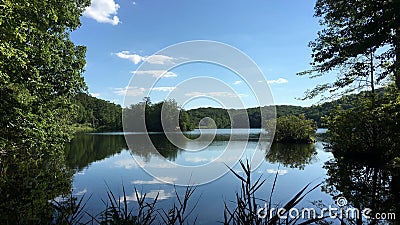 Canopus Lake at Fahnestock State Park in New York Stock Photo