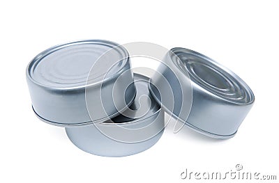 Cans Stock Photo