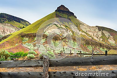 Cant Ranch in John Day Fossil Beds National Park Stock Photo