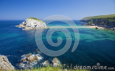 Cantabria, coastal landscape Stock Photo