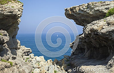 Cantabria, coastal landscape Stock Photo