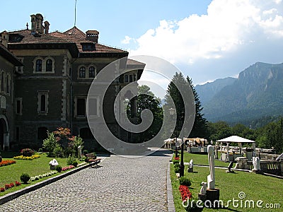 Cantacuzino Castle Stock Photo