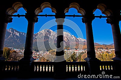 Cantacuzino Castle Romania Stock Photo