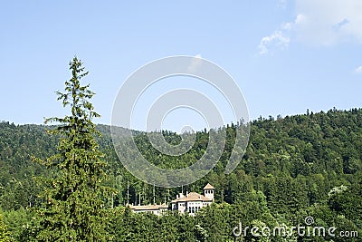 Cantacuzino castle Stock Photo