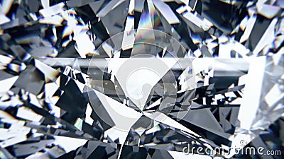 Cantidad Blanca De La Dispersión Del Diamante Fondo Animado Del Diamante De  Lujo Del Color Almacen De Video - Vídeo de plata, textura: 125226389