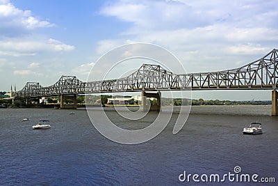 Cantilever Bridge Stock Photo