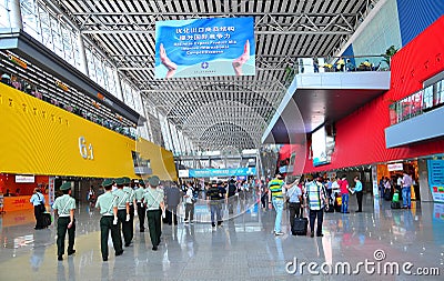 Canton fair 2011 hall 6.1 entrance Editorial Stock Photo