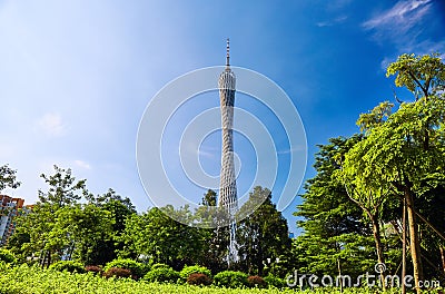 Canton Tower Guangzhou Editorial Stock Photo