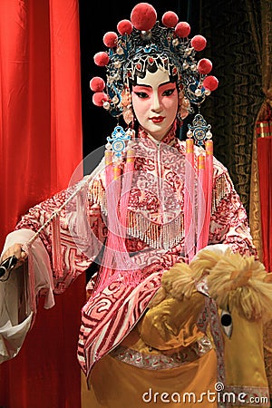 Cantonese opera dummy Stock Photo