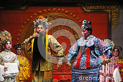 Cantonese opera in Hong Kong Editorial Stock Photo