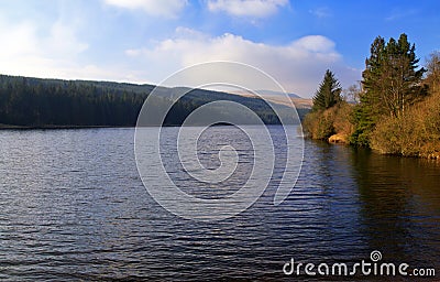 Cantref Reservoir, Nant-ddu, Brecon Beacons National Park. Stock Photo