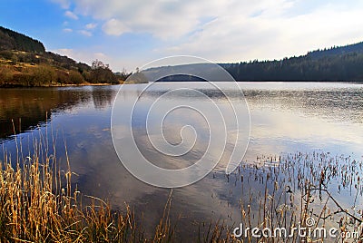 Cantref Reservoir, Nant-ddu, Brecon Beacons National Park. Stock Photo