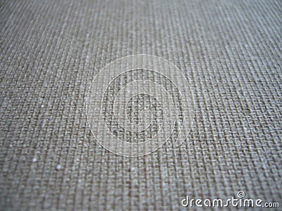 Canvas, coarse linen fabric with plain weave. Fabric texture. Linen. Stock Photo