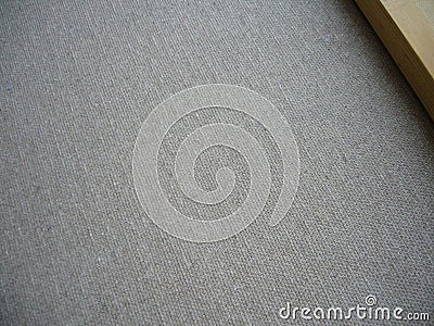 Canvas, coarse linen fabric with plain weave. Fabric texture. Linen. Stock Photo