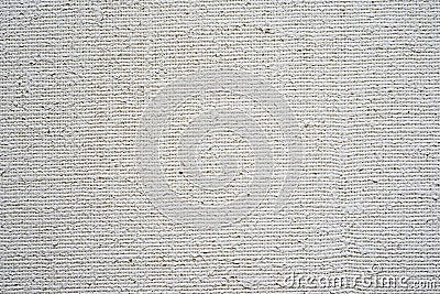 canvas primed with white with a texture Stock Photo