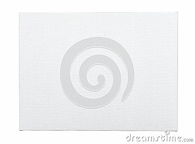 Canvas stretched on wooden frame Stock Photo