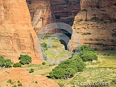 Canyon de Chelly scene Stock Photo