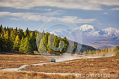 Canyon road mountains Stock Photo