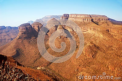 Mpumalanga Canyon in South Africa Stock Photo