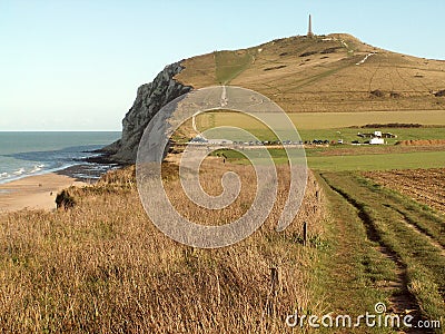 Cap blanc nez Stock Photo