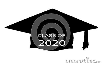 Class of 2020 Vector Illustration