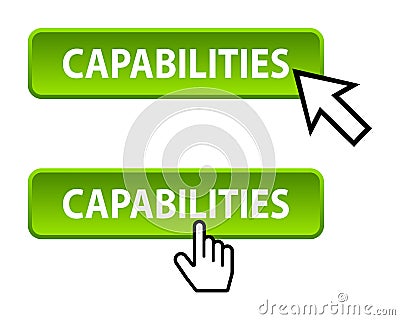 Capabilities button Vector Illustration