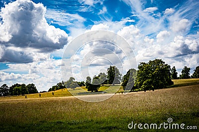 Capability Browne Landscape Stock Photo