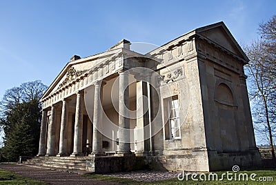 Capability Browns Folly at Croome Park Stock Photo