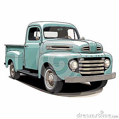 Capable pickup truck photo Stock Photo