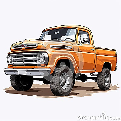 Capable pickup truck photo Stock Photo