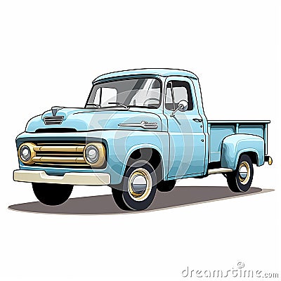 Capable pickup truck photo Stock Photo