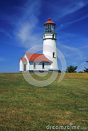 Cape Blanco Lighthouse Stock Photo