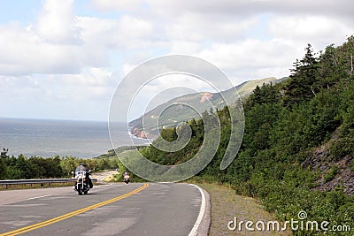 Cape Breton Island, Cabot Trail, Nova Scotia Stock Photo