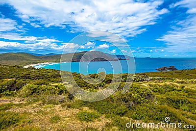 Cape Bruny Lookout Stock Photo