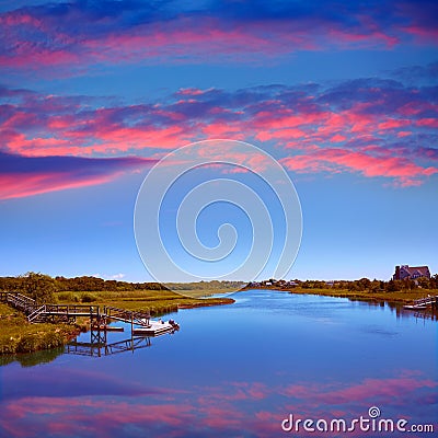 Cape Cod Bumps river Massachusetts Stock Photo