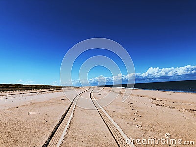 The Cape Cod National Seashore and Race Point Beach waves Stock Photo