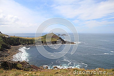 Cape Cornwall From The South West Coast Path, UK Stock Photo