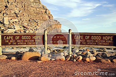 Cape of good hope Stock Photo