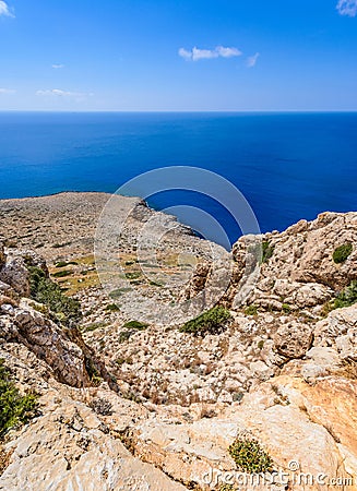 Cape Greco coastline view,cyprus 2 Stock Photo