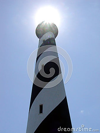 Cape Hatteras Lighthouse Stock Photo