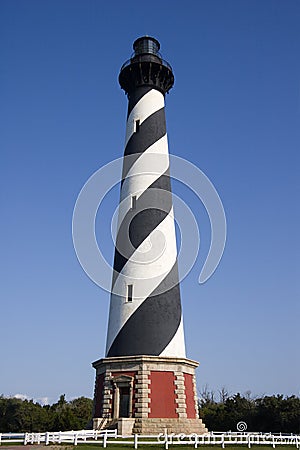 Cape Hatteras Lighthouse Stock Photo